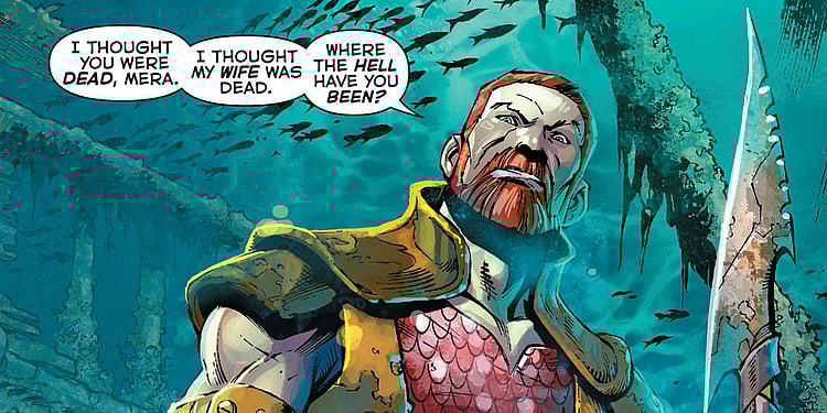 King Nereus - Art by Paul Pelletier - DC Comics