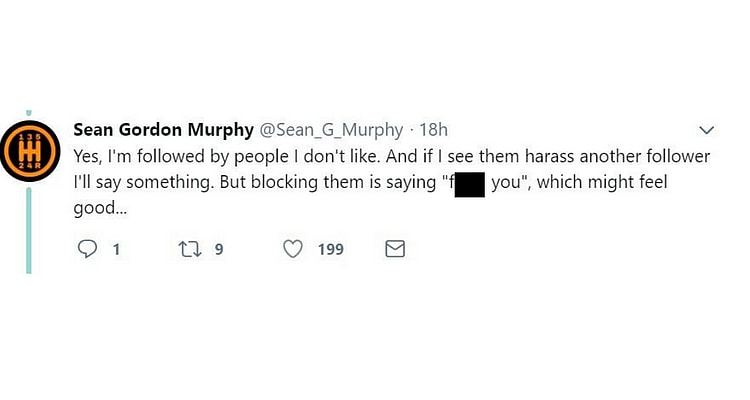 Sean Gordon Murphy Tweet