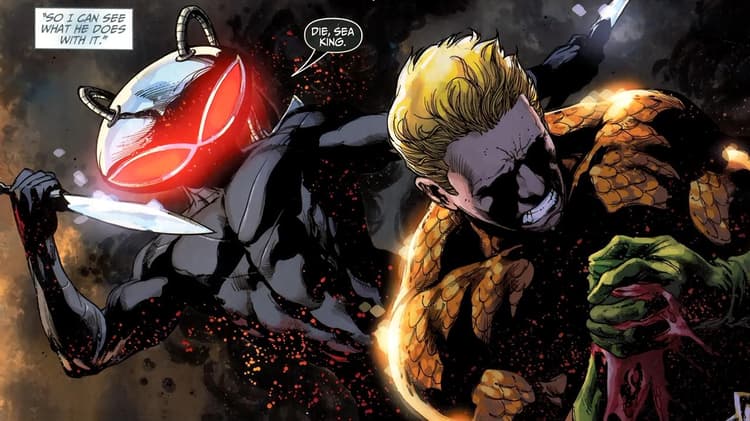 Black Manta and Aquaman - DC Comics
