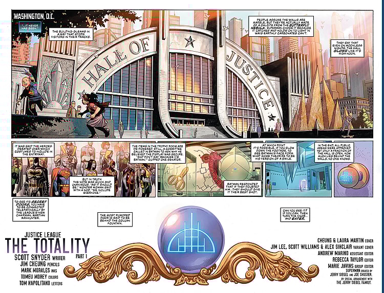 Justice League #1 Preview Page - DC Comics