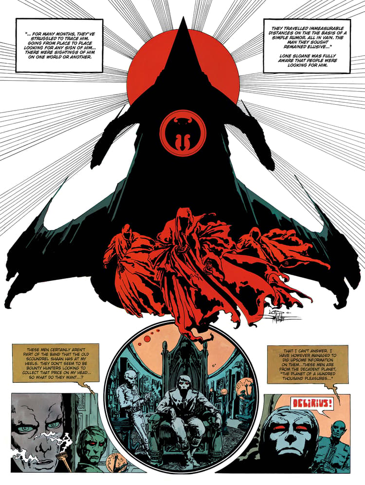 Lone Sloane: Delirus Preview Page