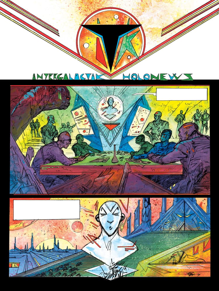 Lone Sloane: Delirius 2 Preview Page