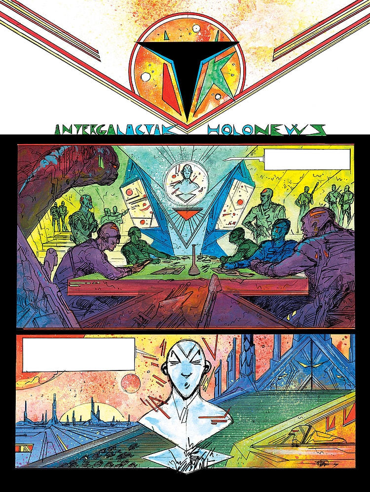 Lone Sloane: Delirius 2 Preview Page