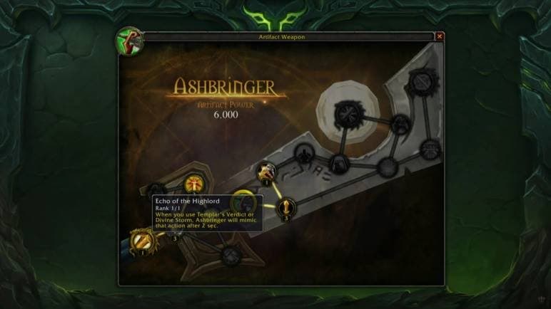 Ashbringer Artifact
