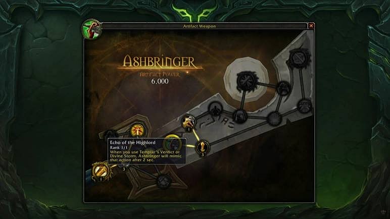 Ashbringer Artifact