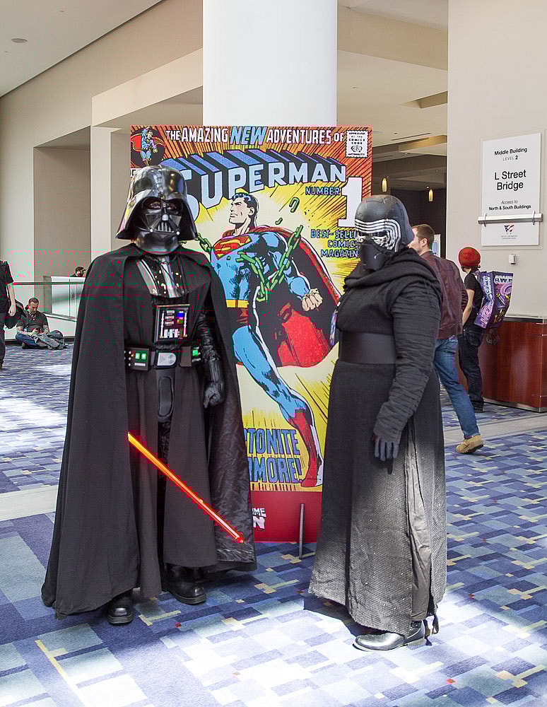 Darth Vader and Kylo Ren