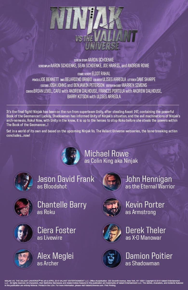 Ninjak vs the Valiant Universe #4