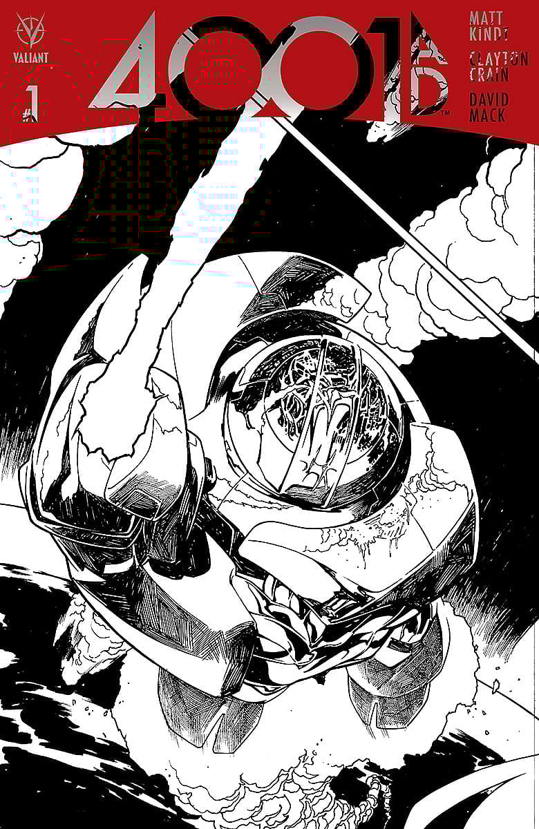 Interlocking B&W Artist Variant by Ryan Sook