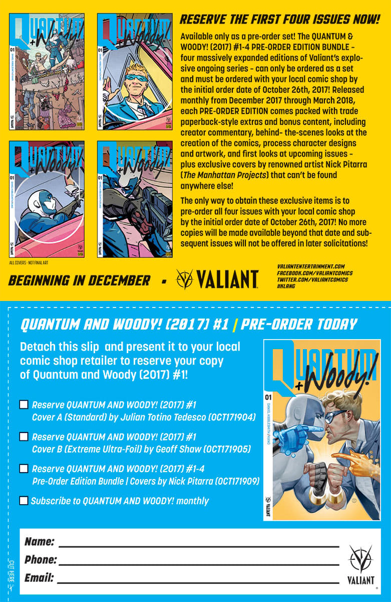 Quantum and Woody #1