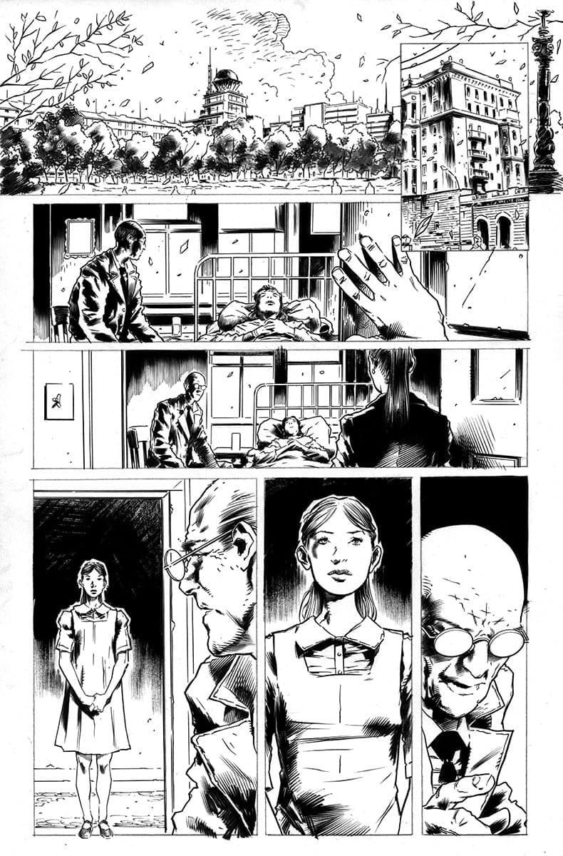 Divinity II #1 Black & White Preview Page