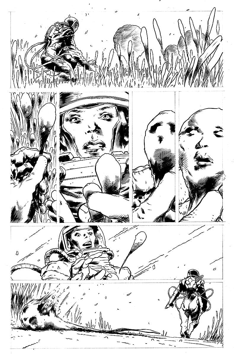 Divinity II #1 Black & White Preview Page