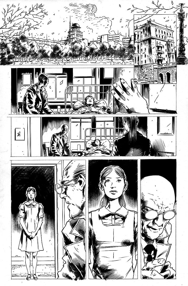 Divinity II #1 Black & White Preview Page