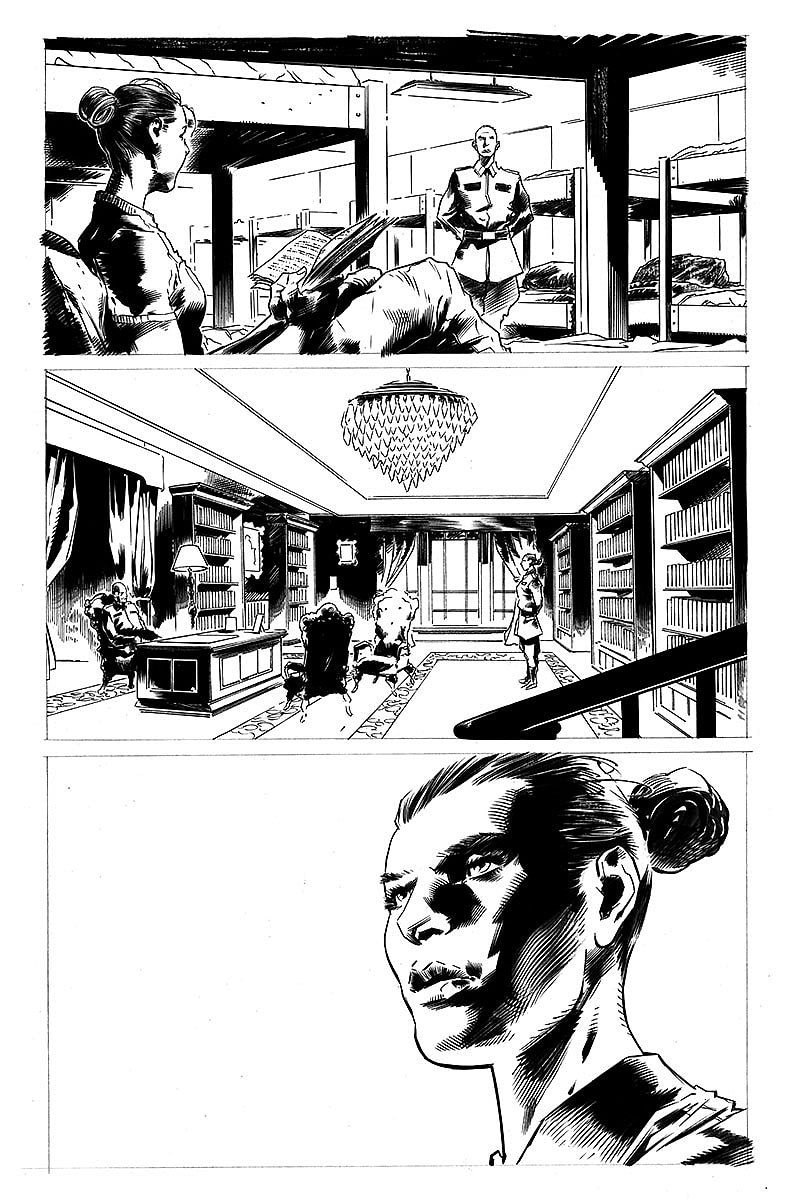 Divinity II #1 Black & White Preview Page