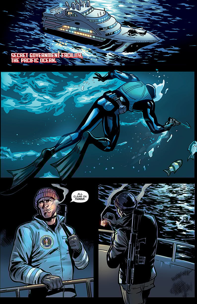 Red Agent #1 Preview Page