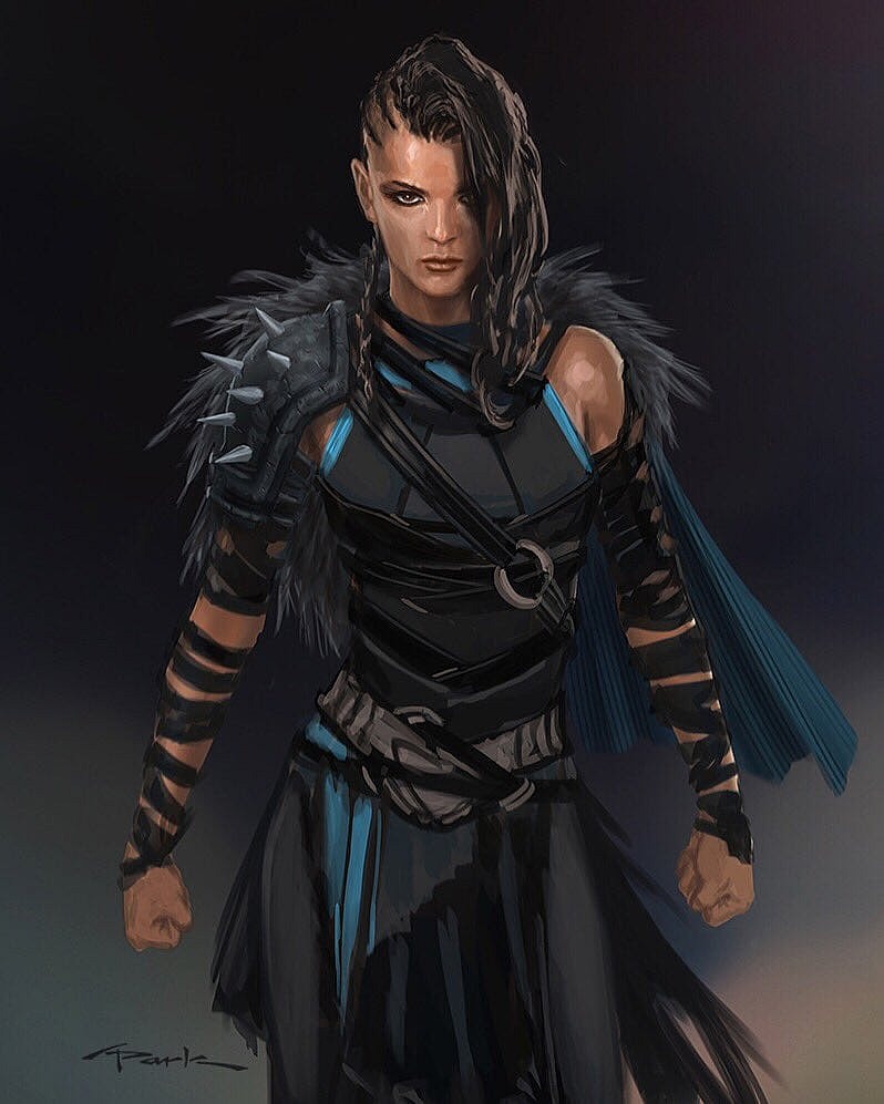 Andy Park Valkyrie Character Design