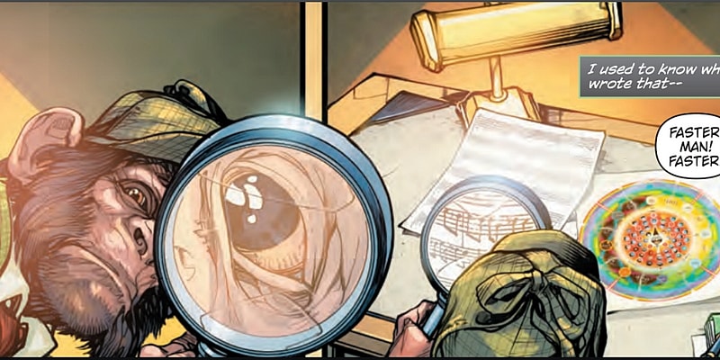 DC Comics - Dark Knights Rising: The Wild Hunt - Detective Chimp