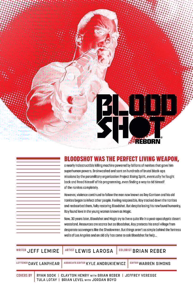 Bloodshot Reborn #11 Preview Page