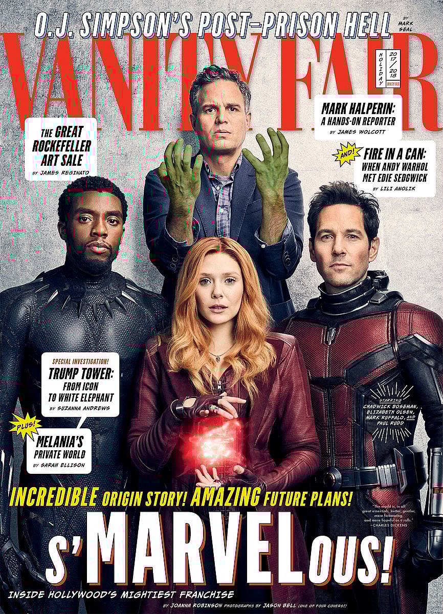 Avengers Infinity War Vanity Fair Cover