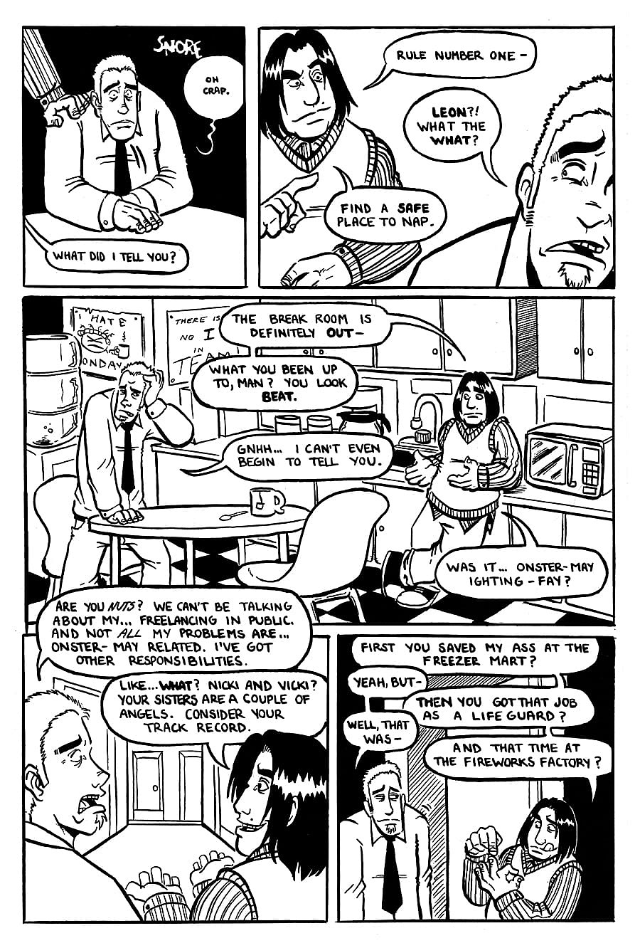 Freelance Blues #1 Preview Page