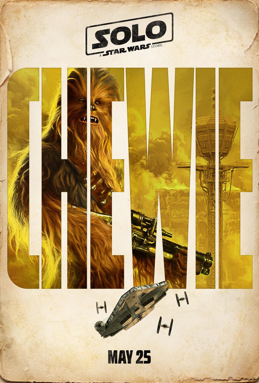 Chewbacca character poster