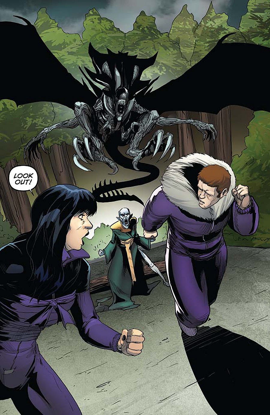 Aliens / Vampirella #5 Preview Page