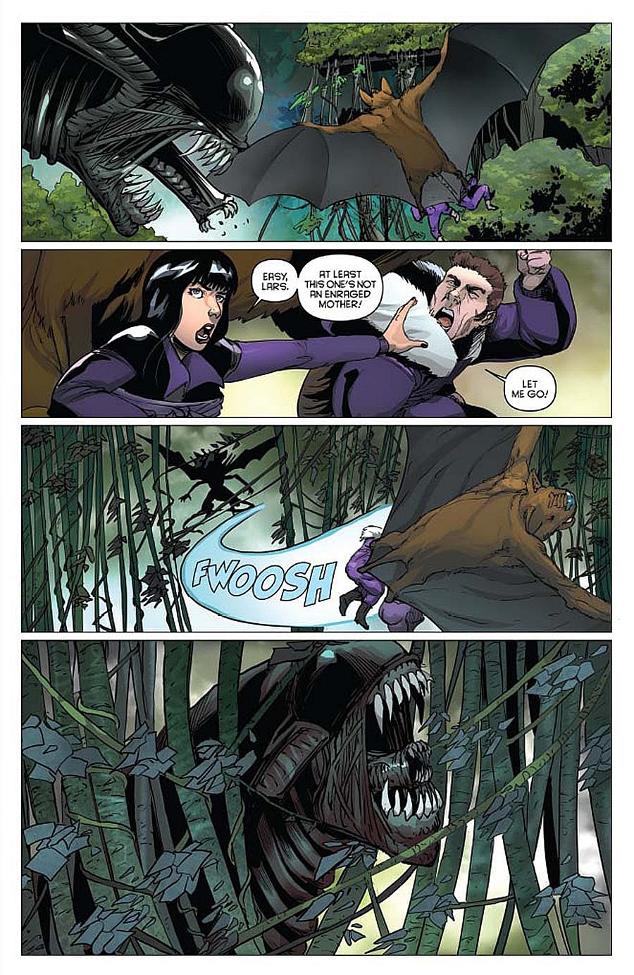 Aliens / Vampirella #5 Preview Page