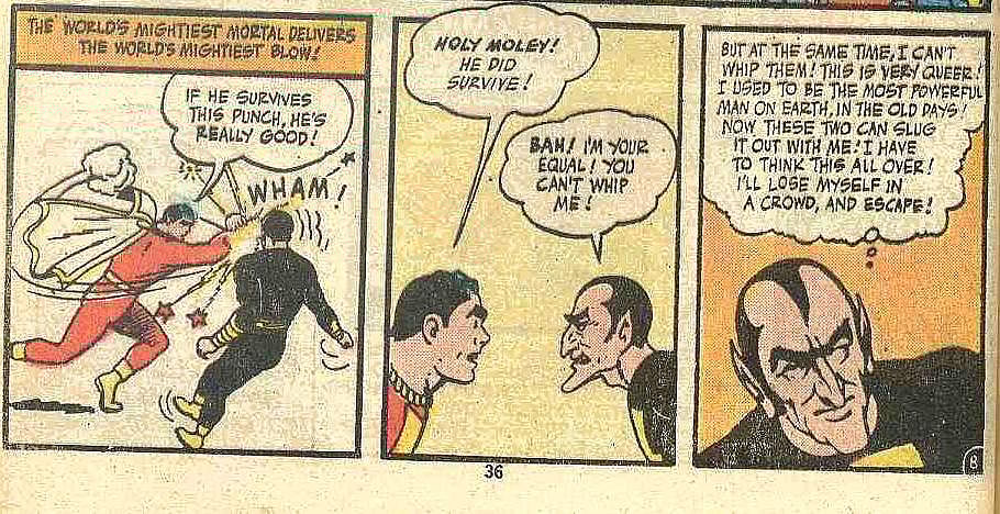 Black Adam and Captain Marvel - Fawcett Comics