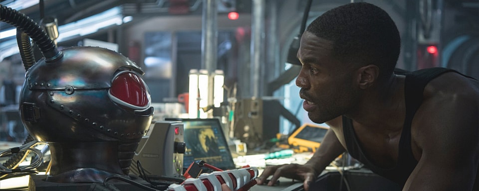 Yahya Abdul-Mateen ii as Black Manta in "Aquaman" - Warner Bros.
