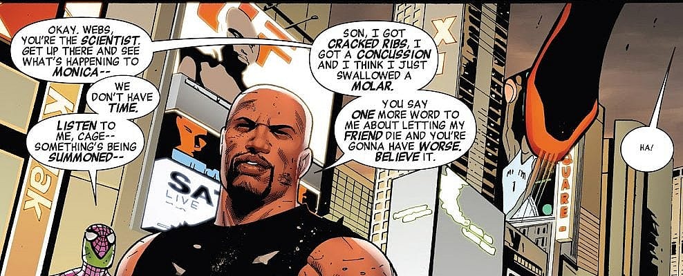 Luke Cage concussion and cracked ribs