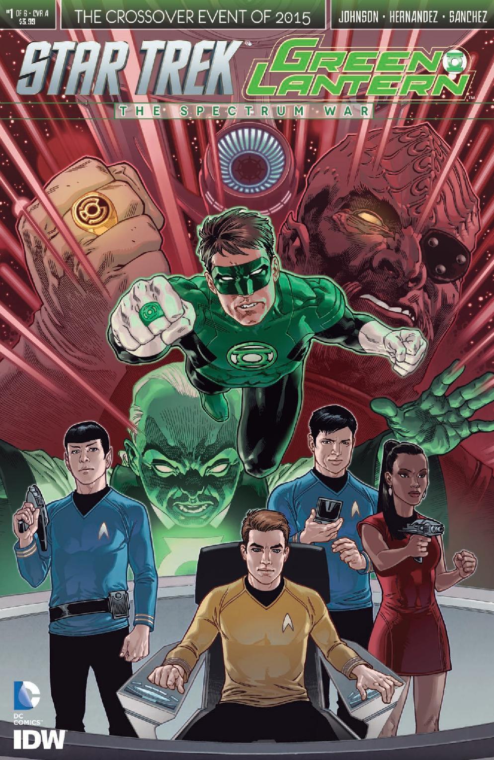Star Trek/Green Lantern: The Spectrum War Cover