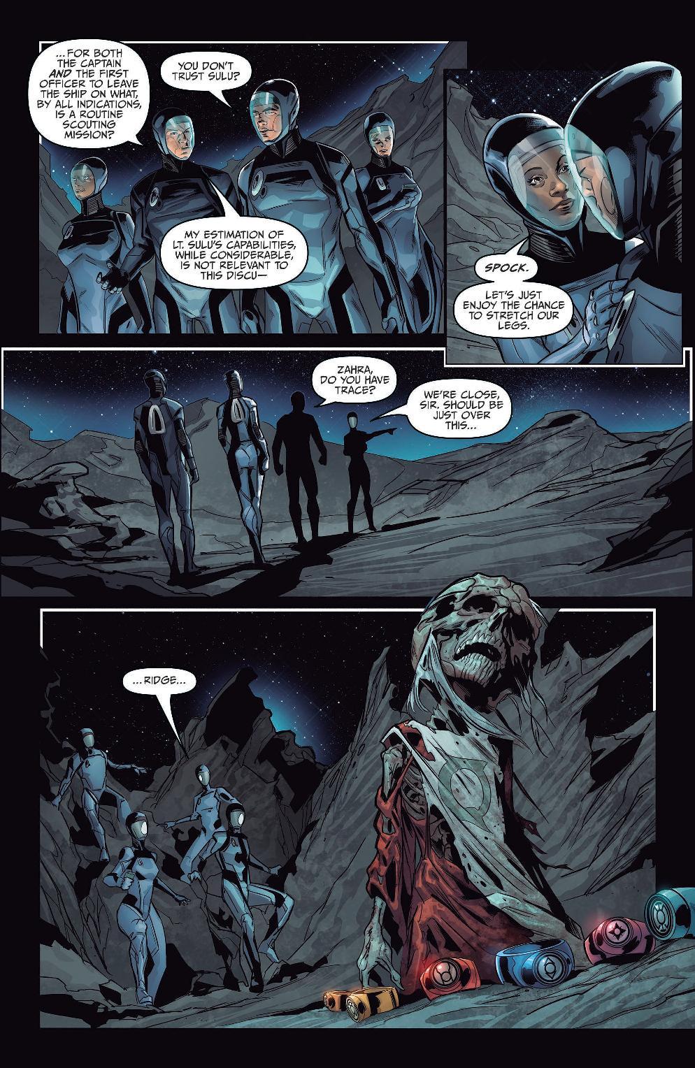 Star Trek/Green Lantern: The Spectrum War Preview Page