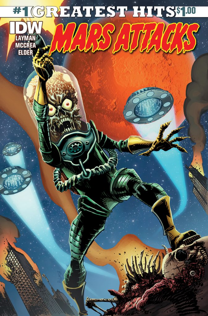 Mars Attacks #1 IDW’s Greatest Hits Edition Cover