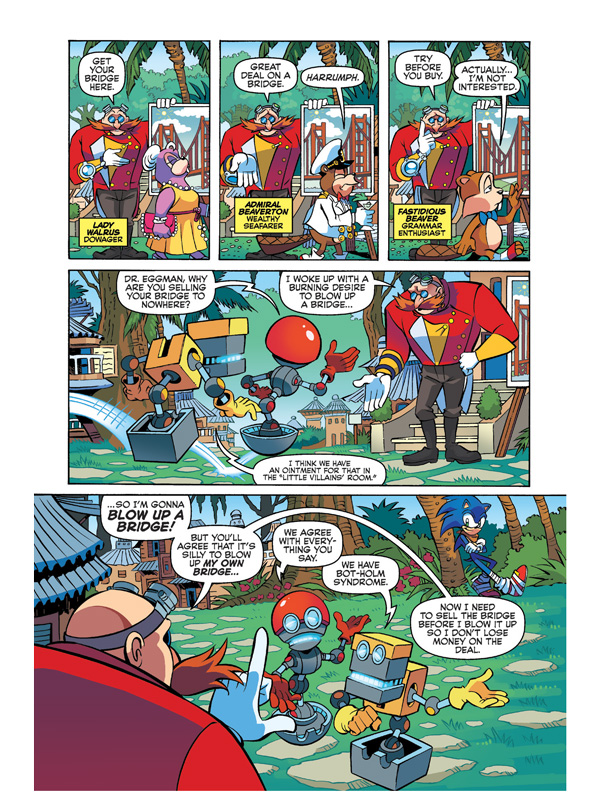 Sonic the Hedgehog #16 Preview: Appointment with Dr. Eggman