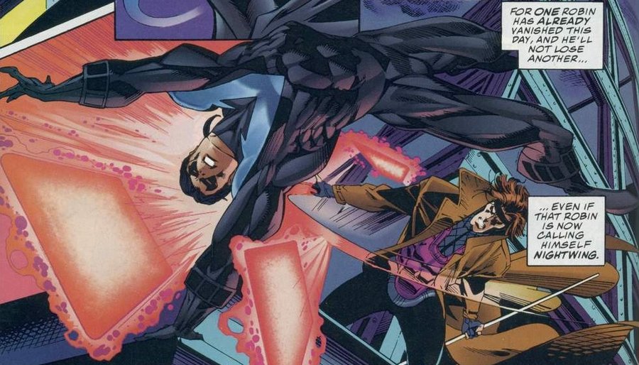 Random, but whatever. Gambit Vs Nightwing. #gambit #nightwing #xmen #d
