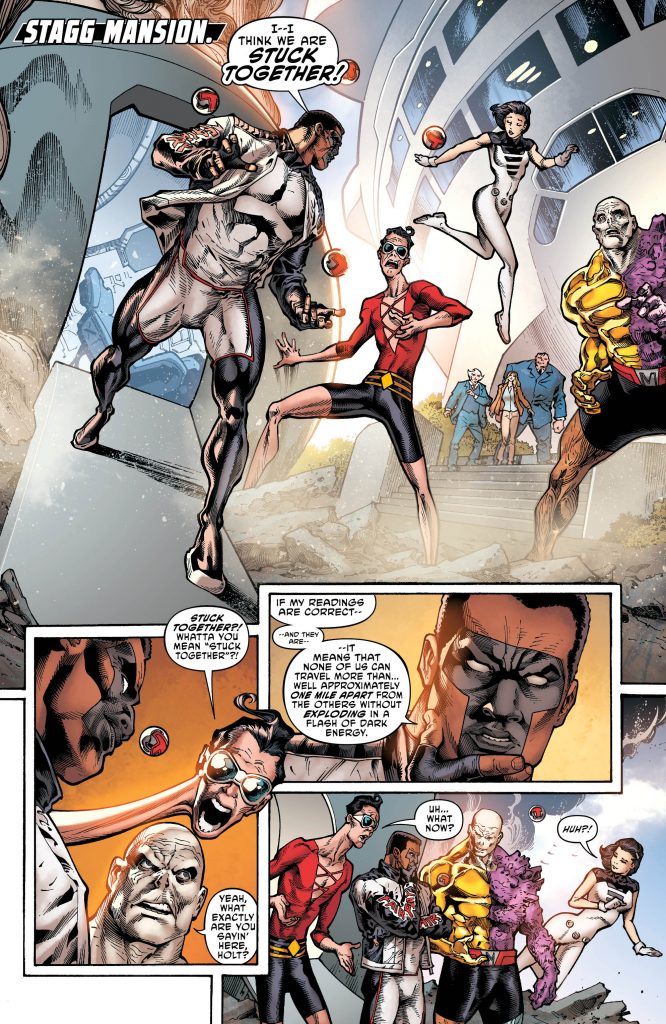 The Terrifics Preview Page #1 - Art by Joe Bennett - DC Comics