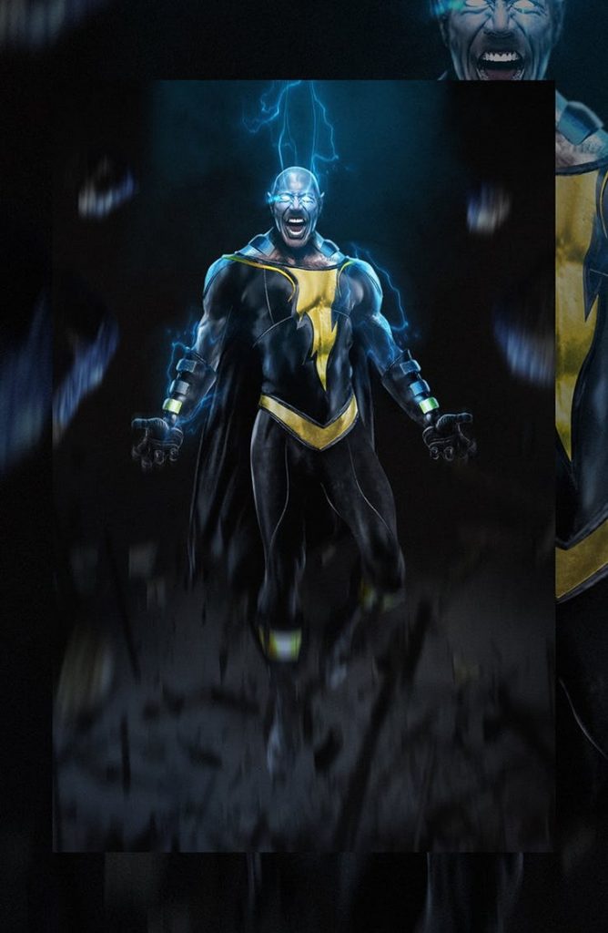 Dwayne Johnson as Black Adam - Art by Bosslogic 