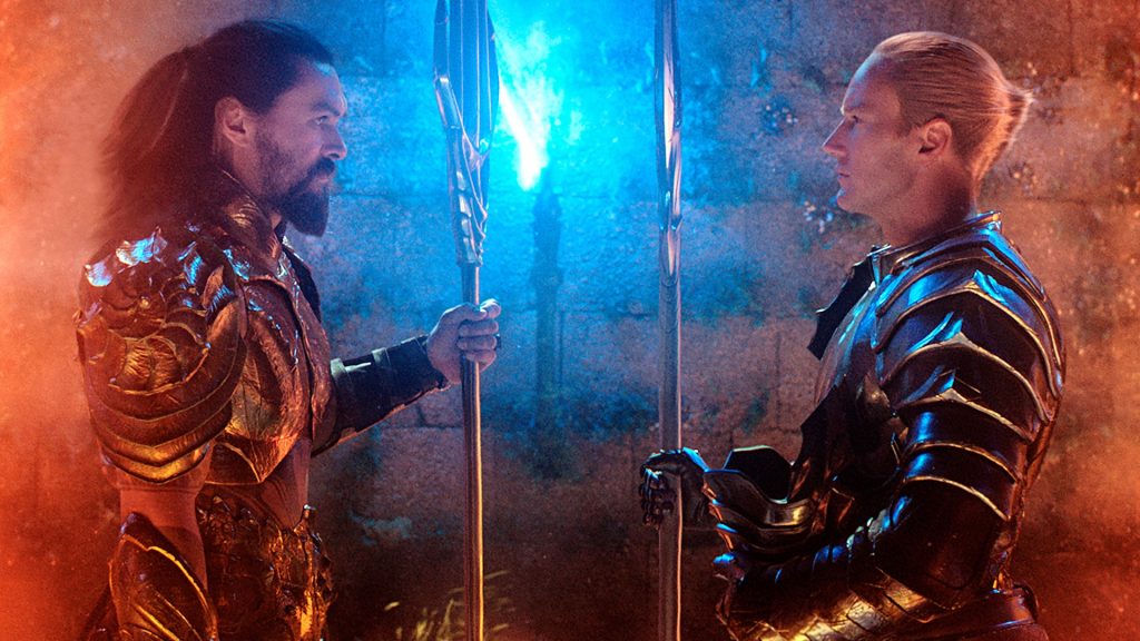 Patrick Wilson and Jason Momoa in "Aquaman" - DC Comics