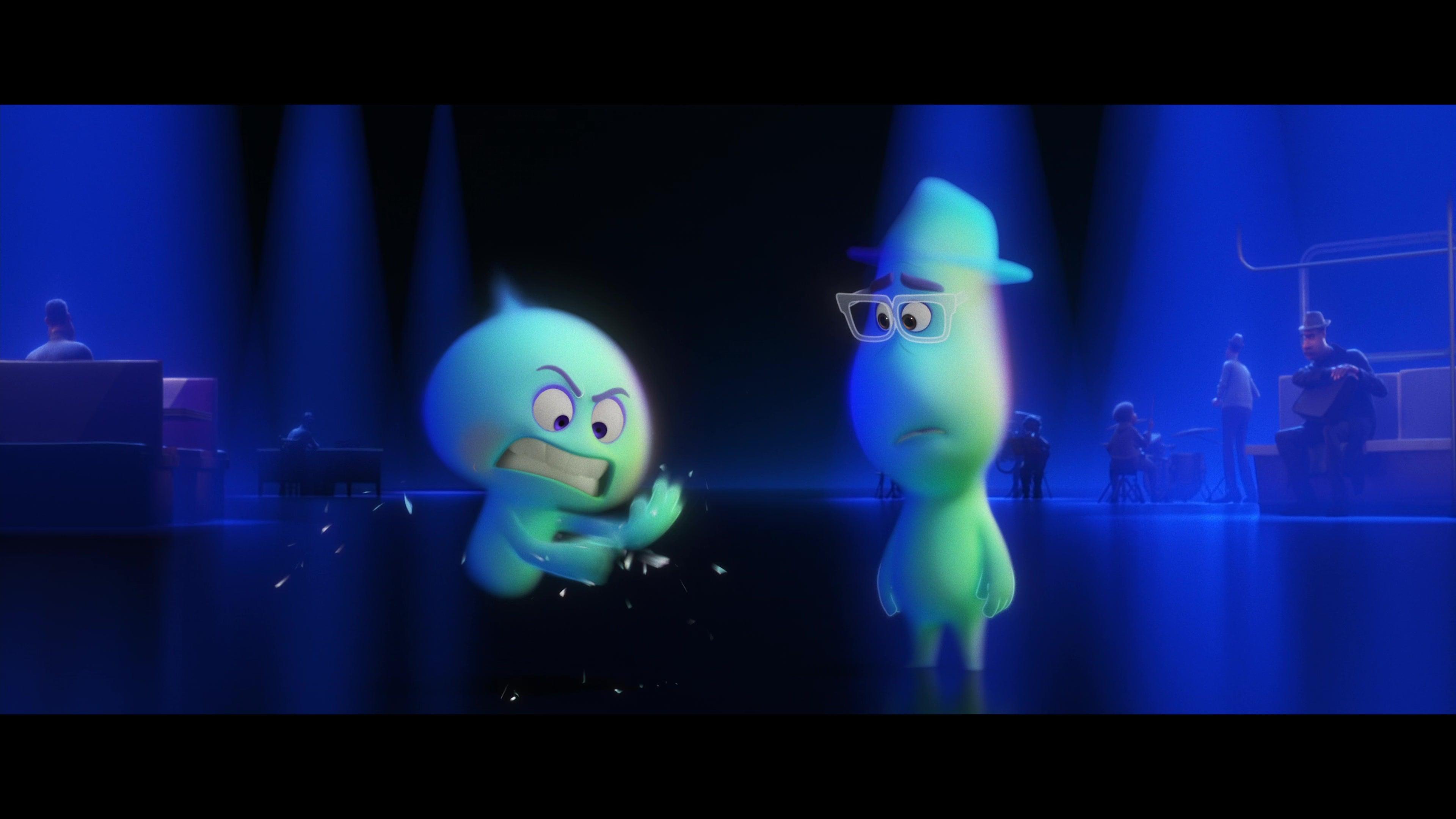 22 (Tina Fey) refuses to accept Joe (Jamie Foxx) as her mentor in Soul (2020), Disney/Pixar