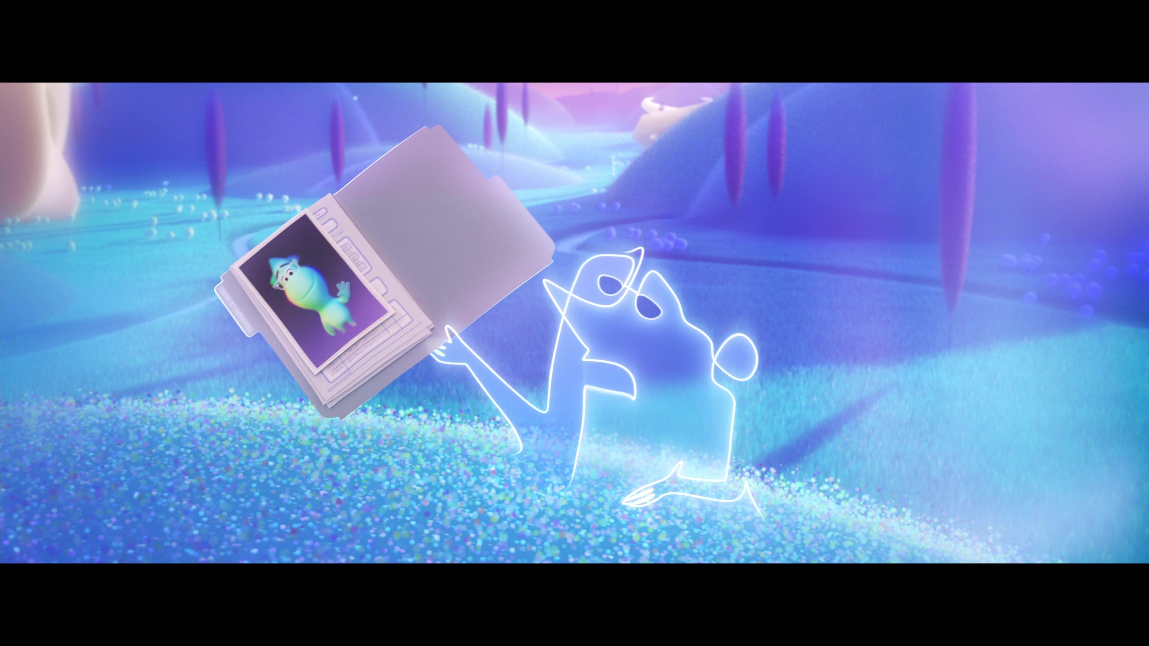 Terry (Rachel House) has some information about Joe's (Jamie Foxx) true identity in Soul (2020), Disney/Pixar