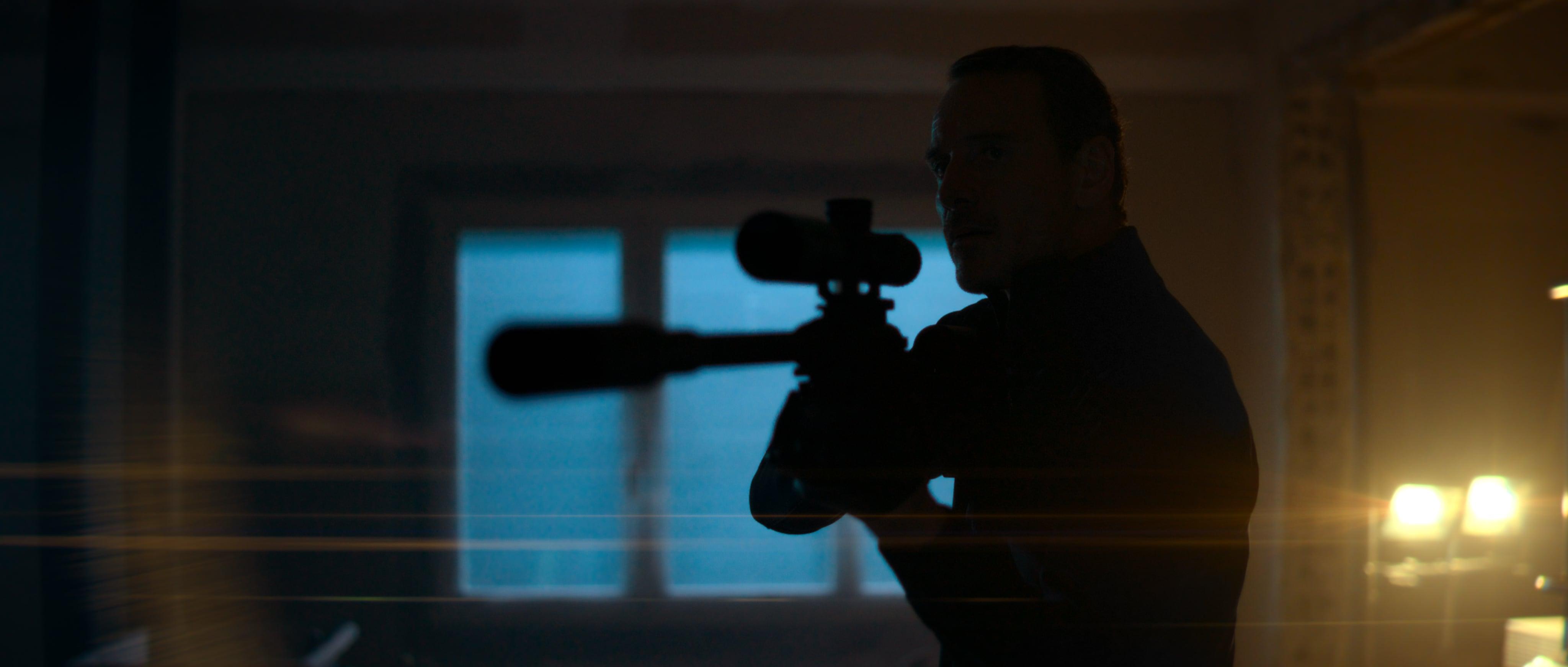 The Killer. Michael Fassbender as an assassin in The Killer. Cr. Netflix ©2023