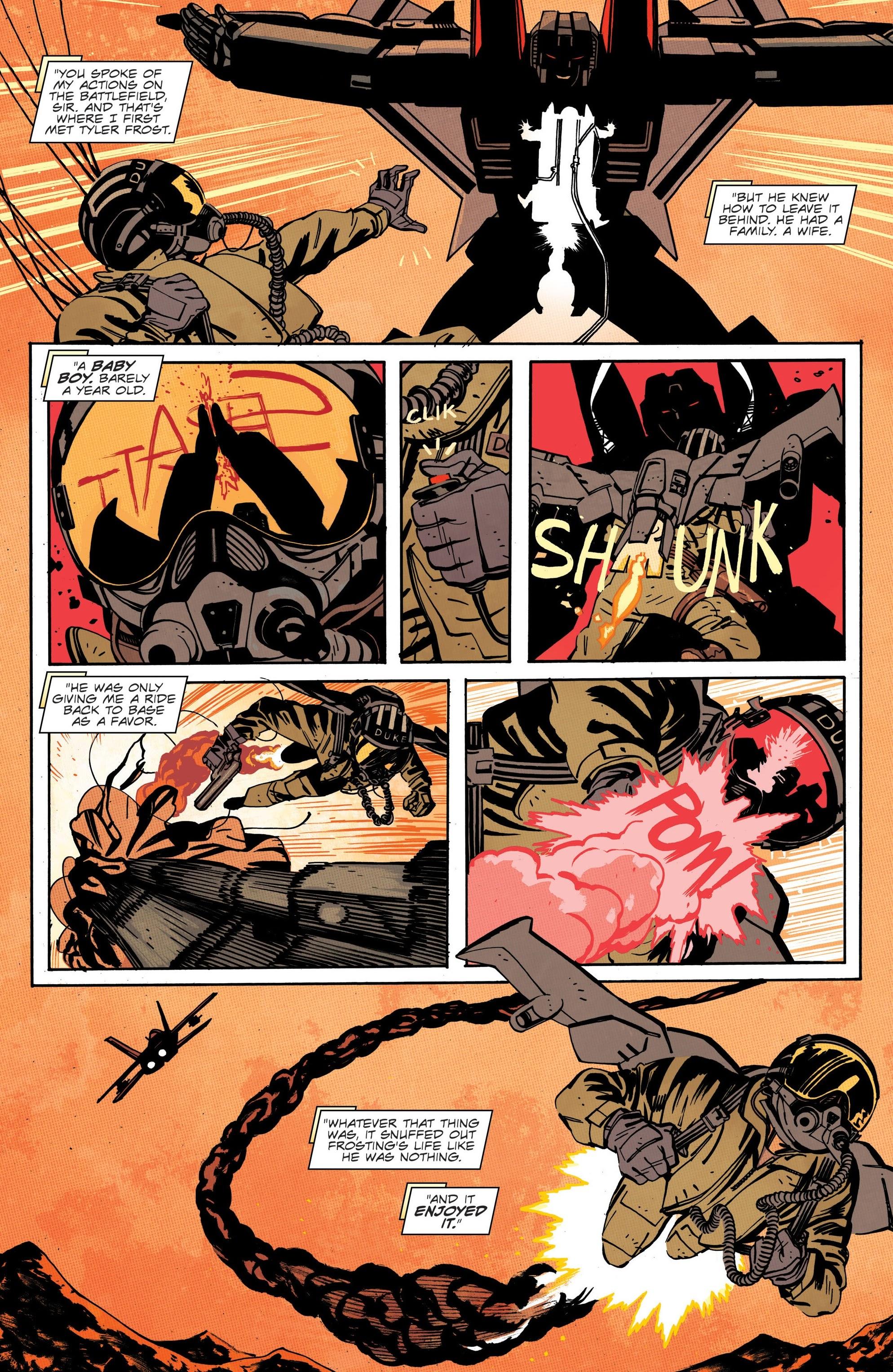 Duke Volume # 1 (2023), Image Comics. Words by Joshua Williamson. Art by Tom Reilly and Jordie Bellaire.