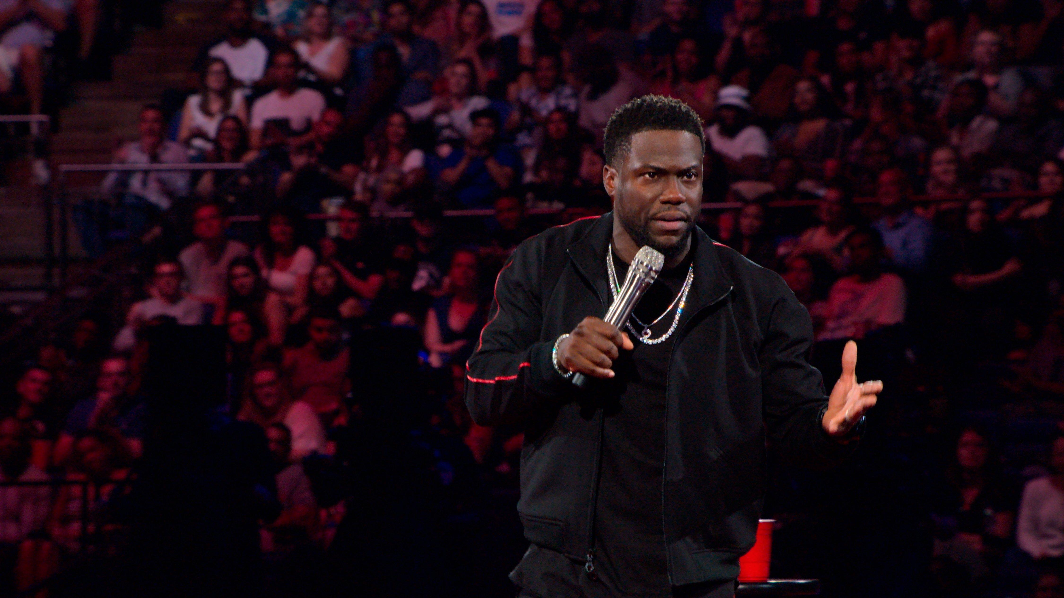 Comedian Kevin Hart in Don’t F**k This Up (2019), Netflix