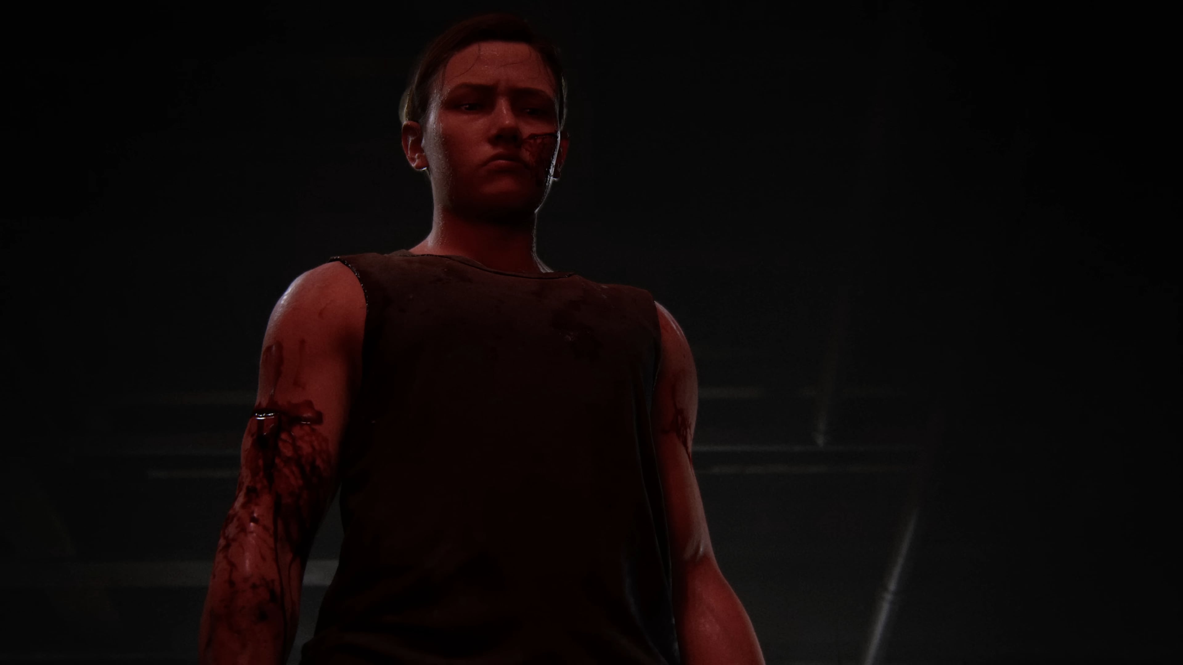 Abby (Laura Bailey) readies herself for a final showdown in The Last of Us Part II (2020), Naughty Dog