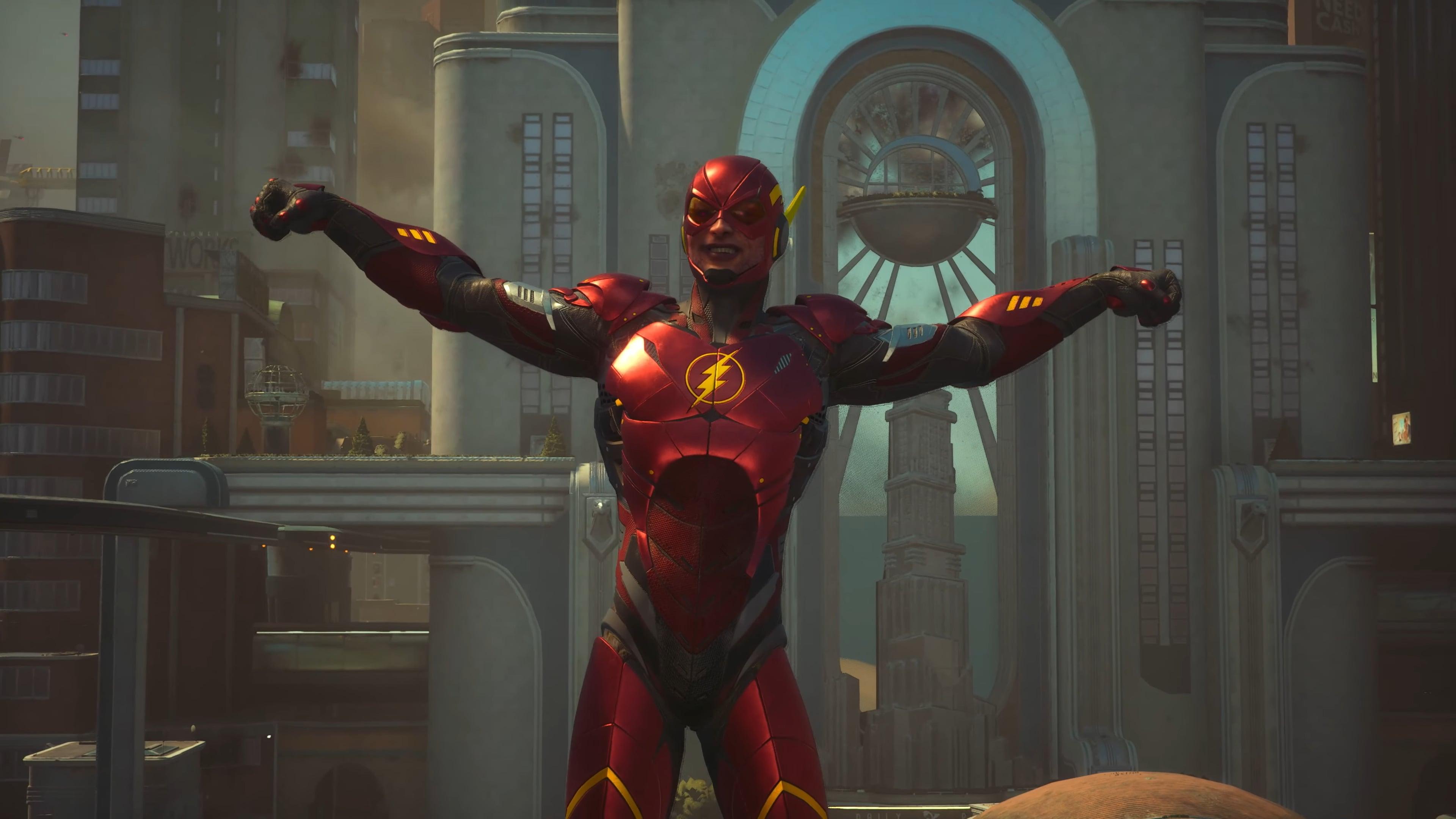 The Flash (Scott Porter) calls on all challengers in Suicide Squad: Kill the Justice League (2024), Rocksteady Games