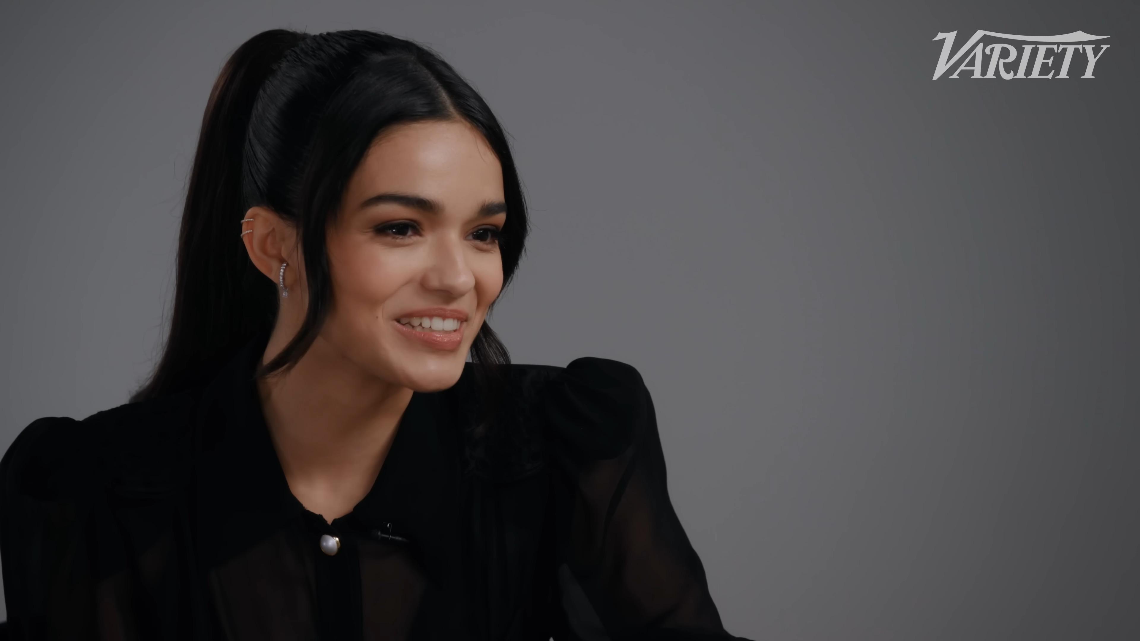 Rachel Zegler speaks with fellow Disney star Halle Bailey as part of Variety's 'Actors on Actors' interview series (2023), Variety