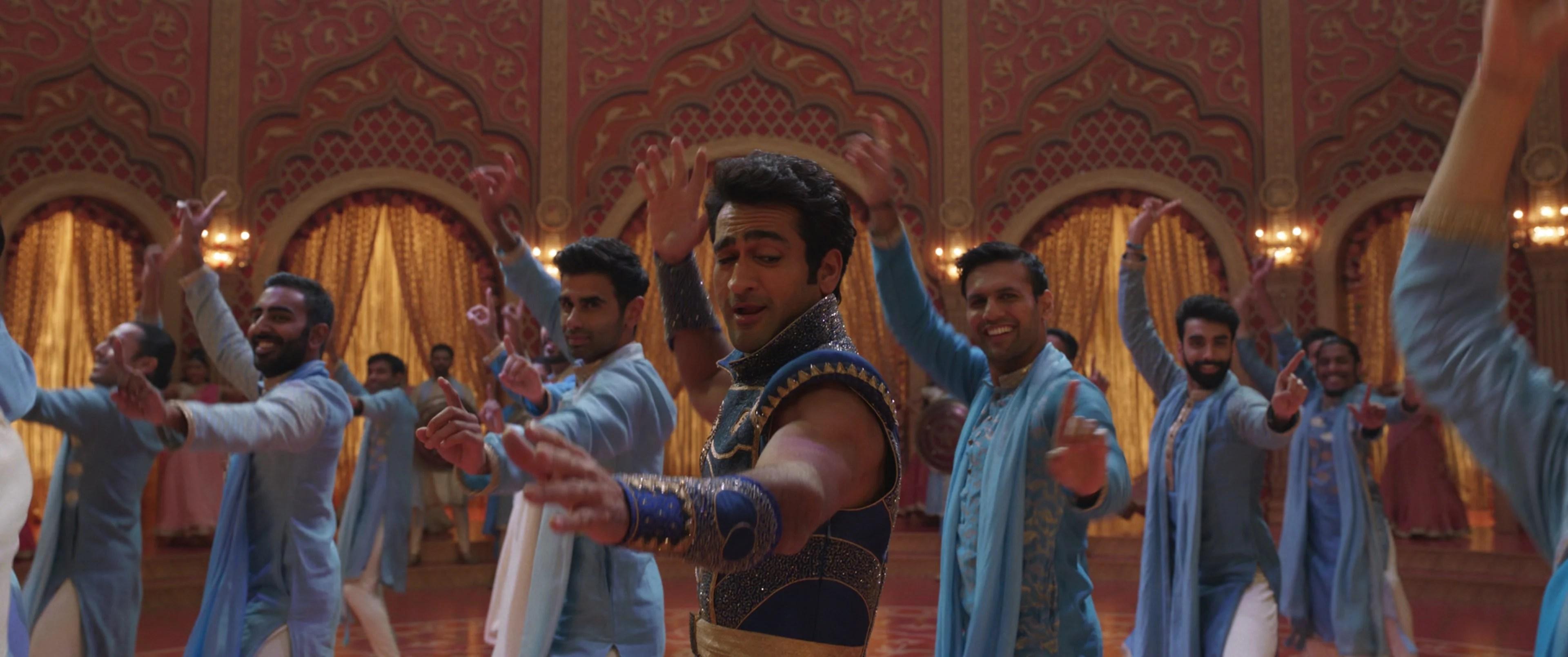 Kingo (Kumail Nanjiani) shoots his latest Bollywood film in Eternals (2021), Marvel Entertainment