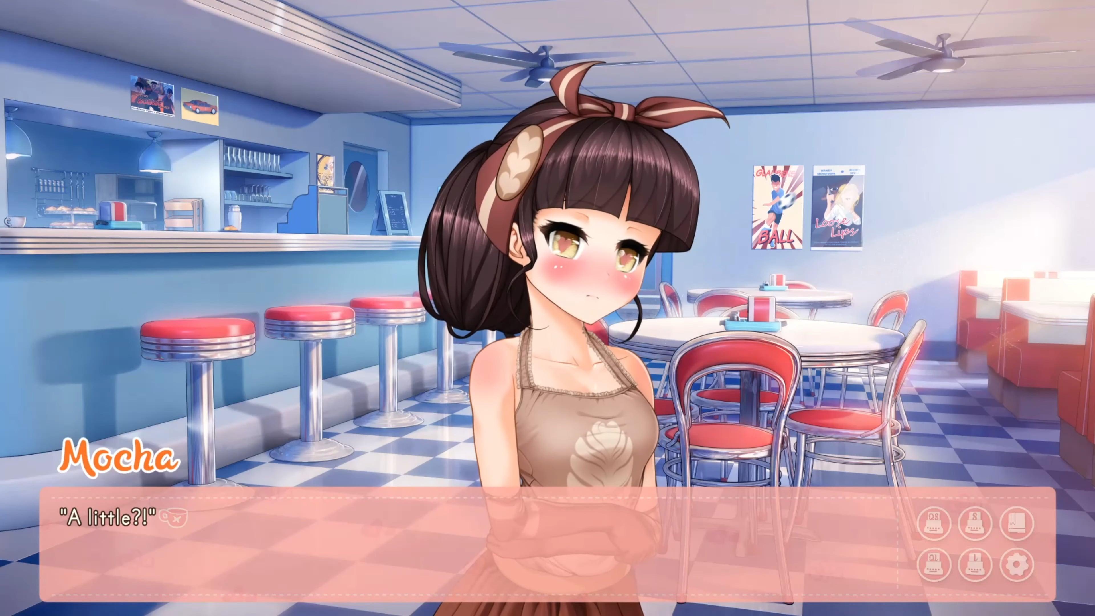 Mocha is playfully insulted by the player's pun in Order Us! (2024), Argent