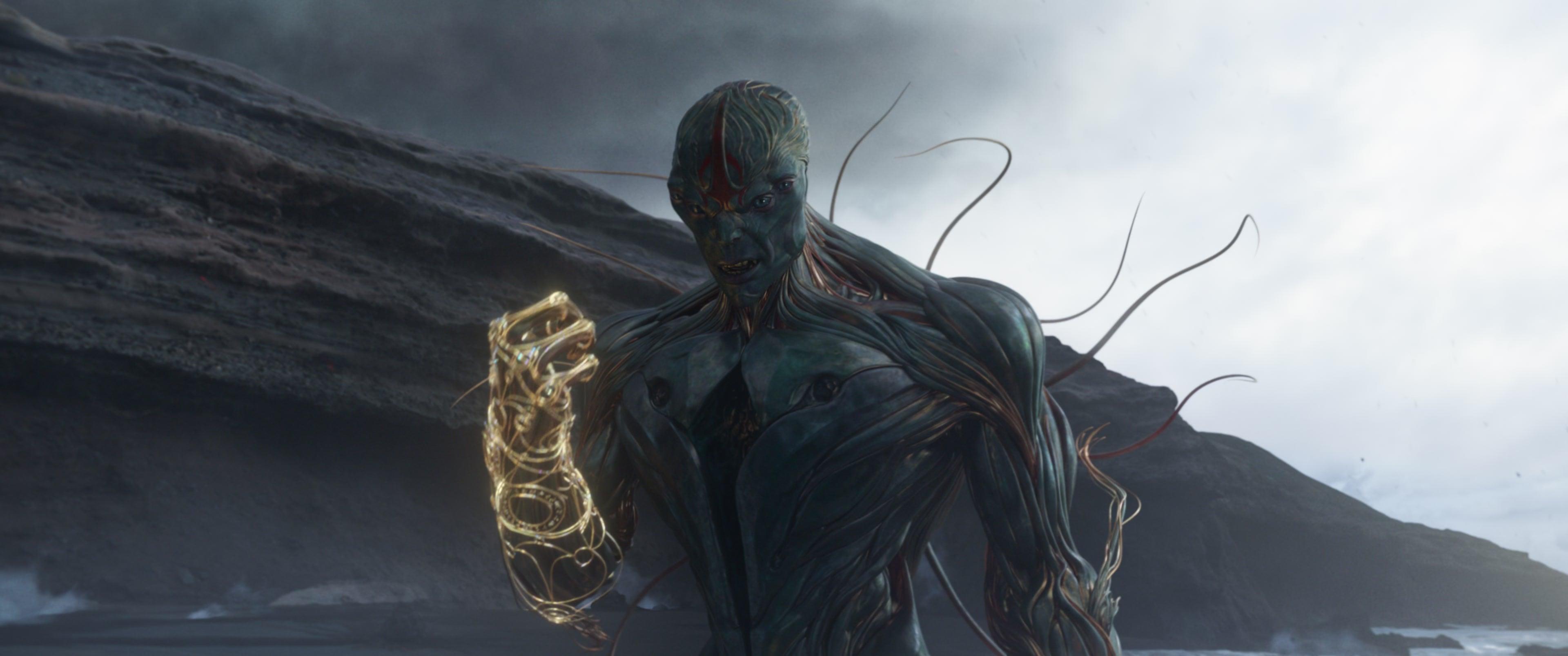 Kro (Bill Skarsgård) takes matters into his own hands in Eternals (2021), Marvel Entertainment