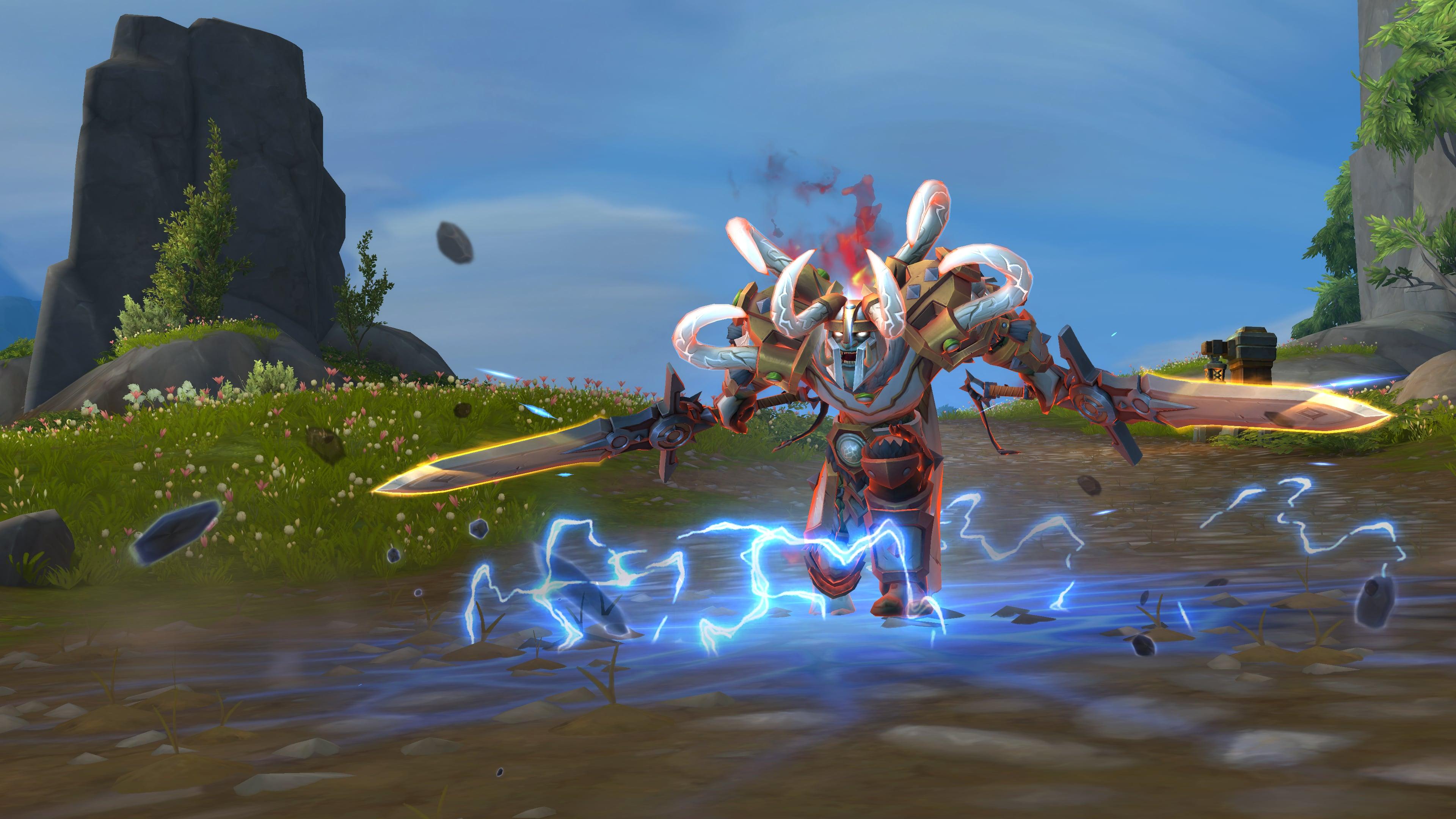 A Warrior shows off a new talent in World of Warcraft: The War Within (2024), Blizzard Entertainment