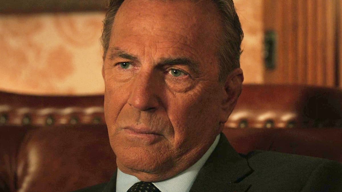 John Dutton (Kevin Costner) mulls upon the idea of dumping Jamie (Wes Bentley) at the